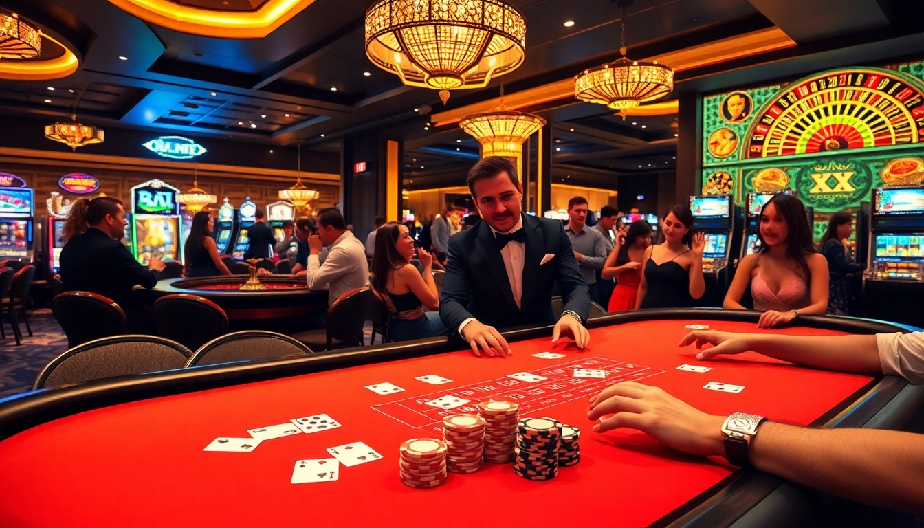 Experience the excitement of iq88 with lively poker games and dazzling casino visuals.