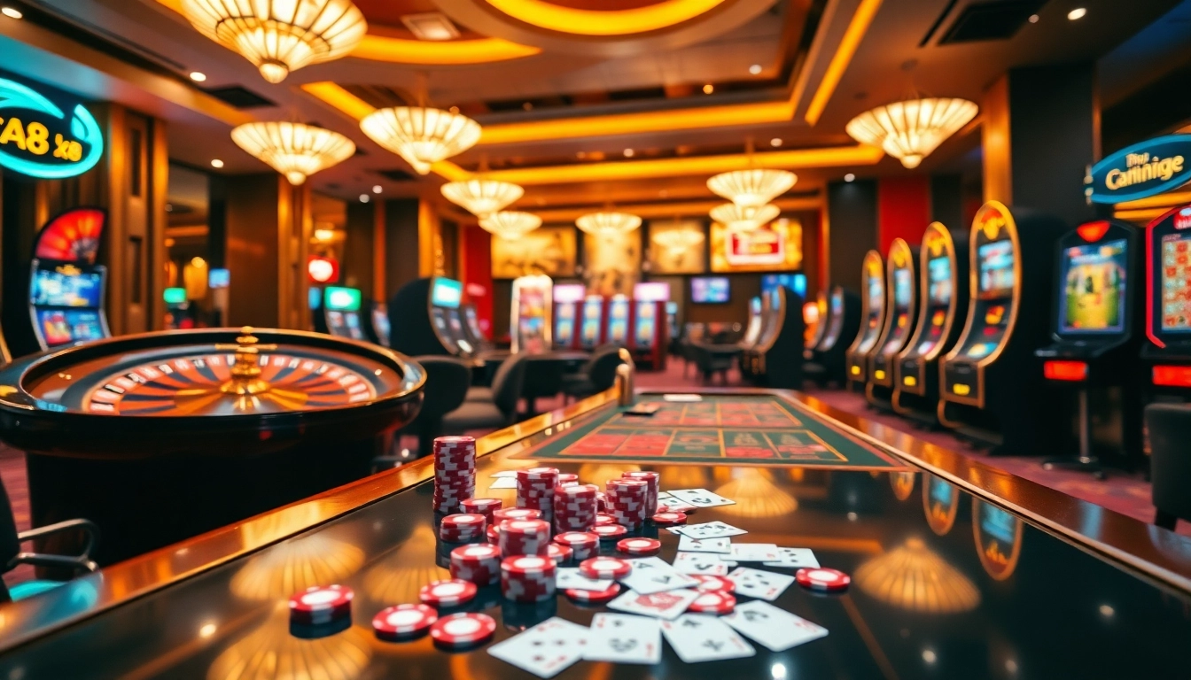 Betting on a luxurious XX88 casino table with vibrant chips and cards.