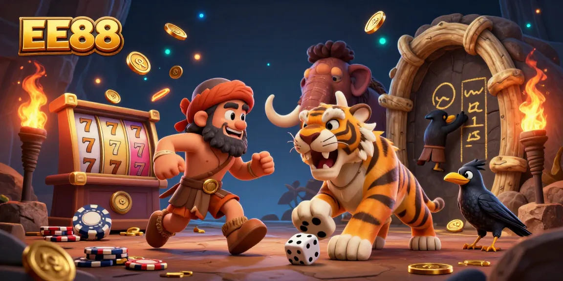 EE88 boosts excitement with a lively prehistoric casino featuring fun characters and engaging game elements.