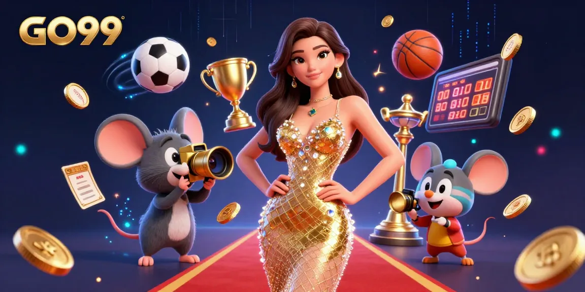 Experience the excitement of GO99, capturing the thrill of gambling with vibrant, dynamic casino elements.