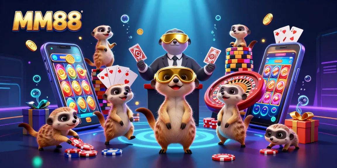 Experience thrilling excitement at MM88 with meerkats running a vibrant casino operation.