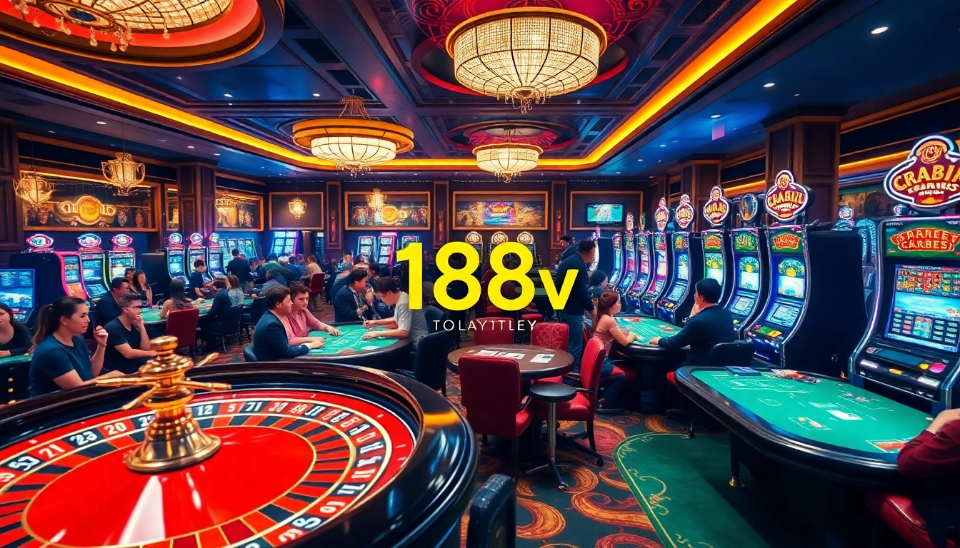 Engaging players enjoying a dynamic casino experience at https://188v.today/ showcasing poker and roulette.