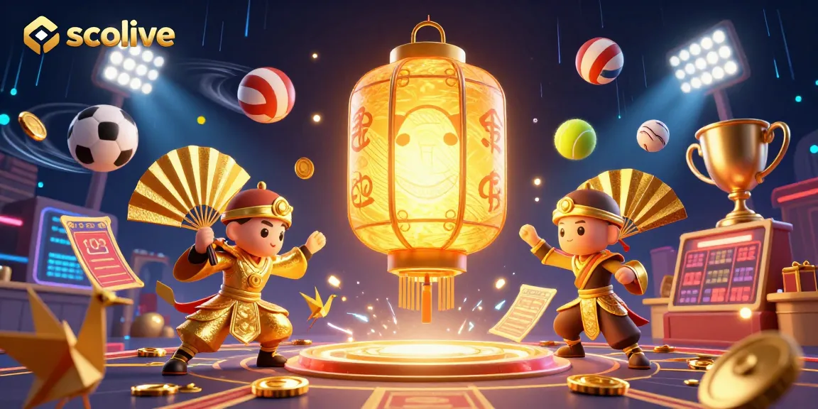 Socolive provides dynamic sports betting experiences, showcasing vibrant 3D elements and thrilling gameplay.