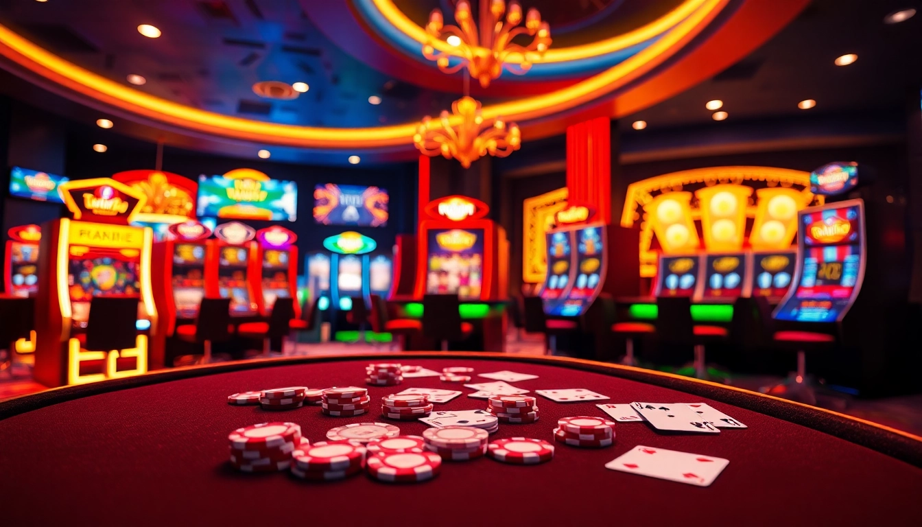 Twin68 showcases an exciting online casino with vibrant tables and engaging gaming interfaces.