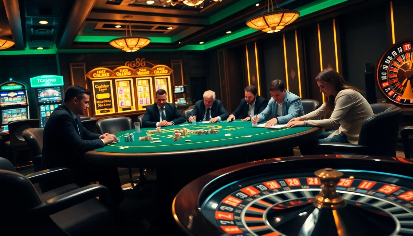 Experience the excitement of gambling at gg88 with captivating poker gameplay.
