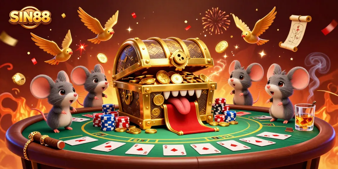SIN88 Casino hot shots gather around poker tables, thrill and excitement guaranteed!