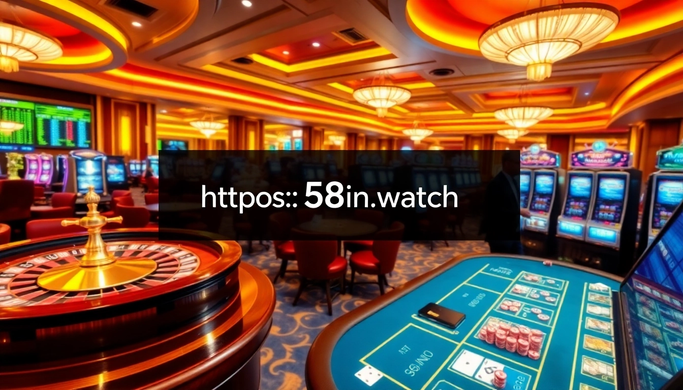 Experience the thrill of gambling at https://58win.watch/ with exciting casino games and vibrant atmosphere.