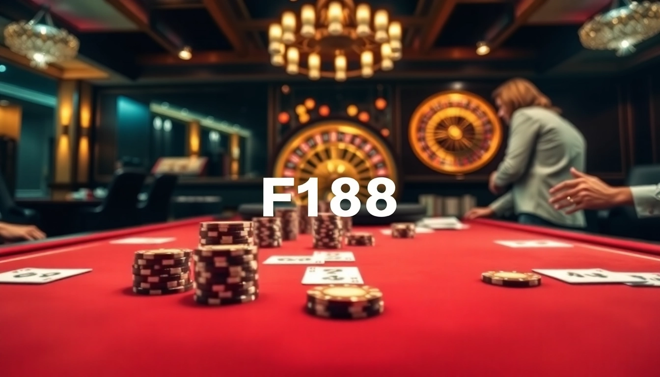 F168 offers an immersive gambling experience with vibrant casino tables and professional players.