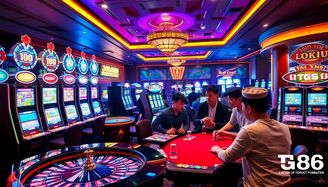 Experience thrilling gameplay at TG88 with vibrant slot machines and intense Tài Xỉu action.