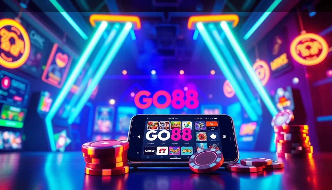 Experience thrilling online gaming with GO88's innovative platform showcasing diverse games and secure features.