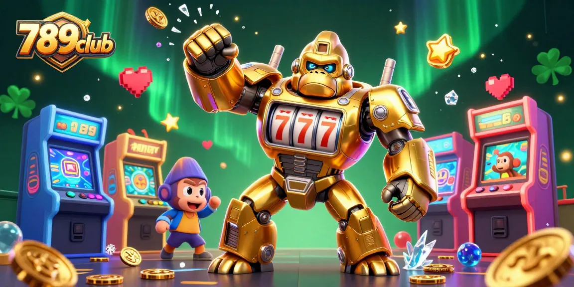 Experience thrilling wins at 789club with a dynamic casino-themed 3D game illustration