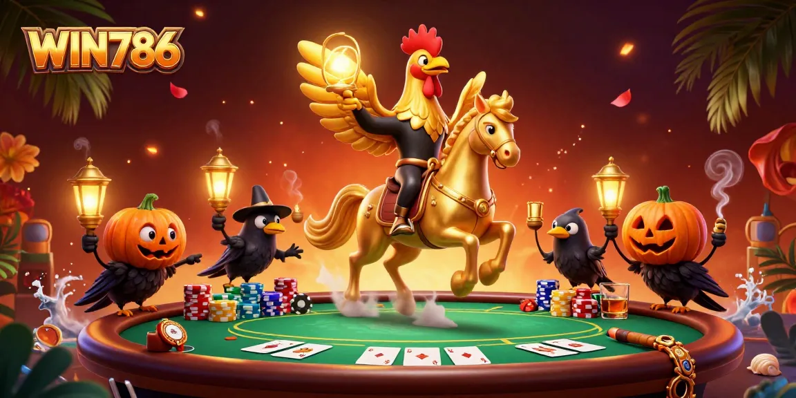 Experience thrilling gameplay at WIN786 with immersive casino visuals and dynamic poker elements.