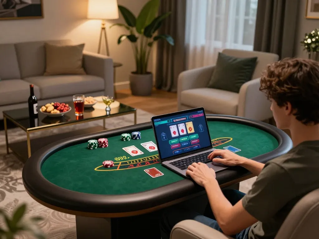 Engaging in SC88 live dealer Baccarat game with cards and chips displayed on screen.