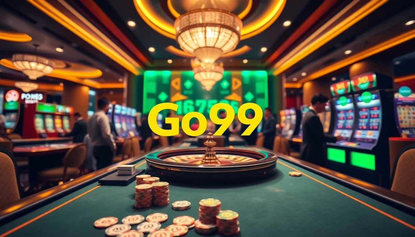Players enjoying their time at Go99's vibrant casino with exciting games.