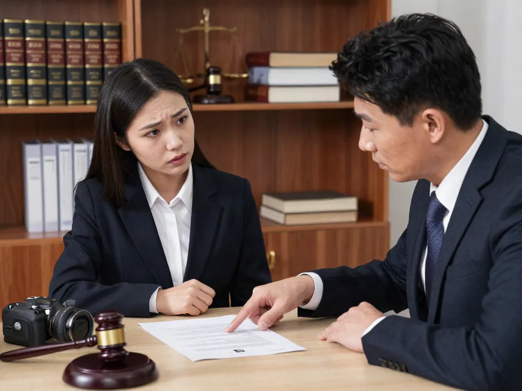 Engaging legal consultation between client and attorney discussing judge homier Cherokee County 2nd DUI punishment.