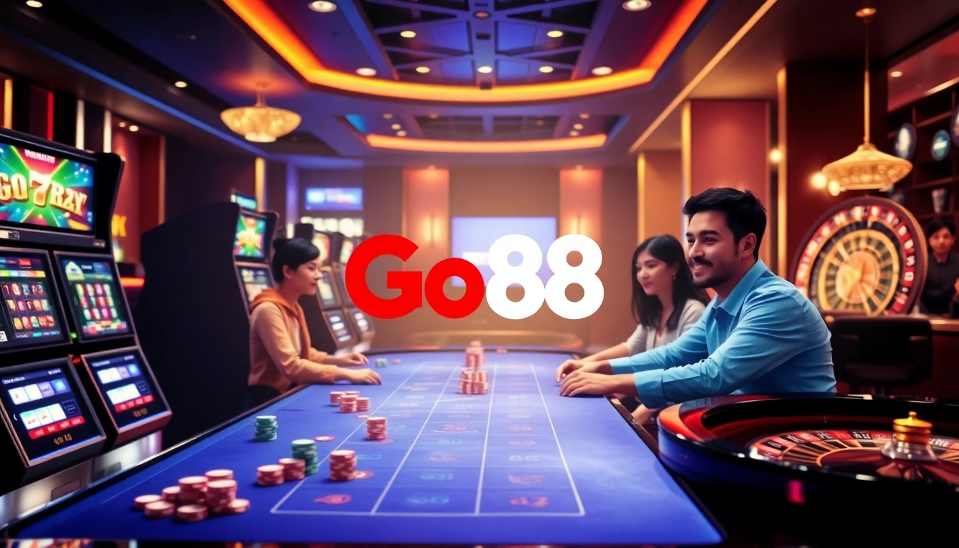 Experience the excitement of Go88 online gambling with vibrant tables and engaging players.