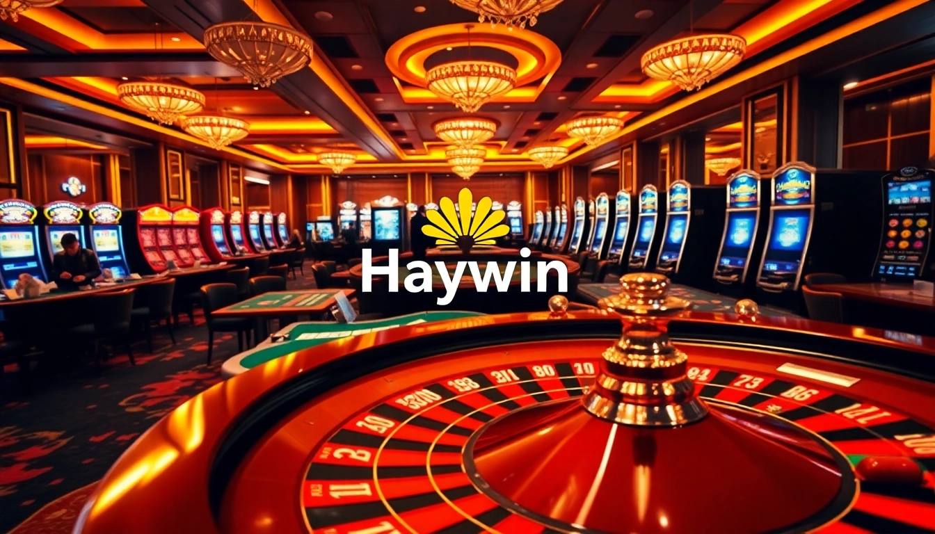 Engage in thrilling gambling experiences at Haywin with vibrant casino games and immersive environments.