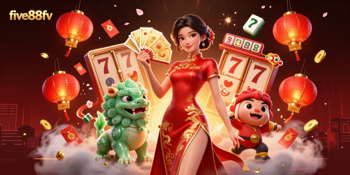 Engage with five88fv for thrilling casino action featuring vibrant characters and dynamic slot games.