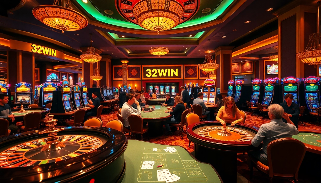 Experience the excitement of 32WIN with thrilling casino games and vibrant gambling action.