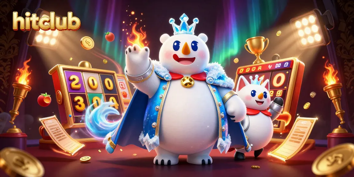 Engage with hitclub's dynamic gaming elements through vibrant slots and golden jackpot visuals.