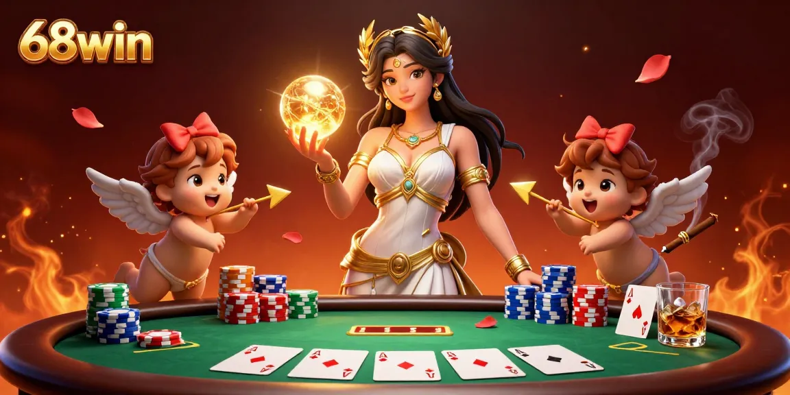 Experience thrilling poker action and win big with 68win in this vibrant casino scene.