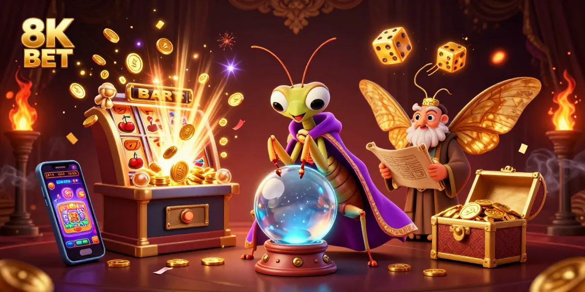 Engage with exhilarating 8K BET experiences featuring fortune tellers and slot machines amid vibrant casino scenes.