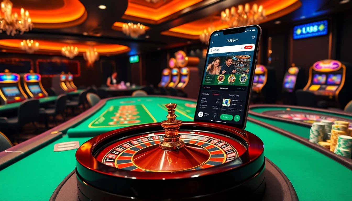 Experience excitement at uu88 com with diverse games and live casino features amidst a luxurious ambiance.
