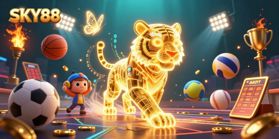 Engage with exciting gameplay at SKY88, featuring dynamic sports elements and vibrant casino themes.