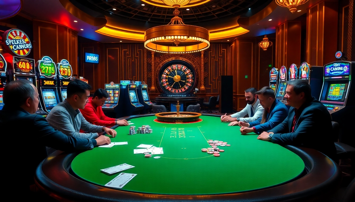 Experience thrilling gameplay at RR88 with competitive poker and vibrant slot machines.
