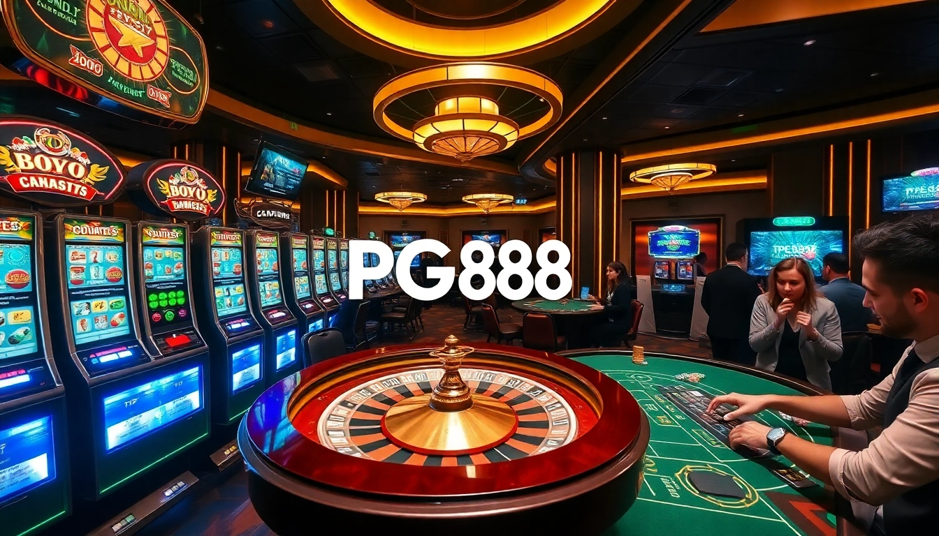 Experience the excitement of PG88 with lively casino gameplay, vibrant slot machines, and thrilling player interactions.