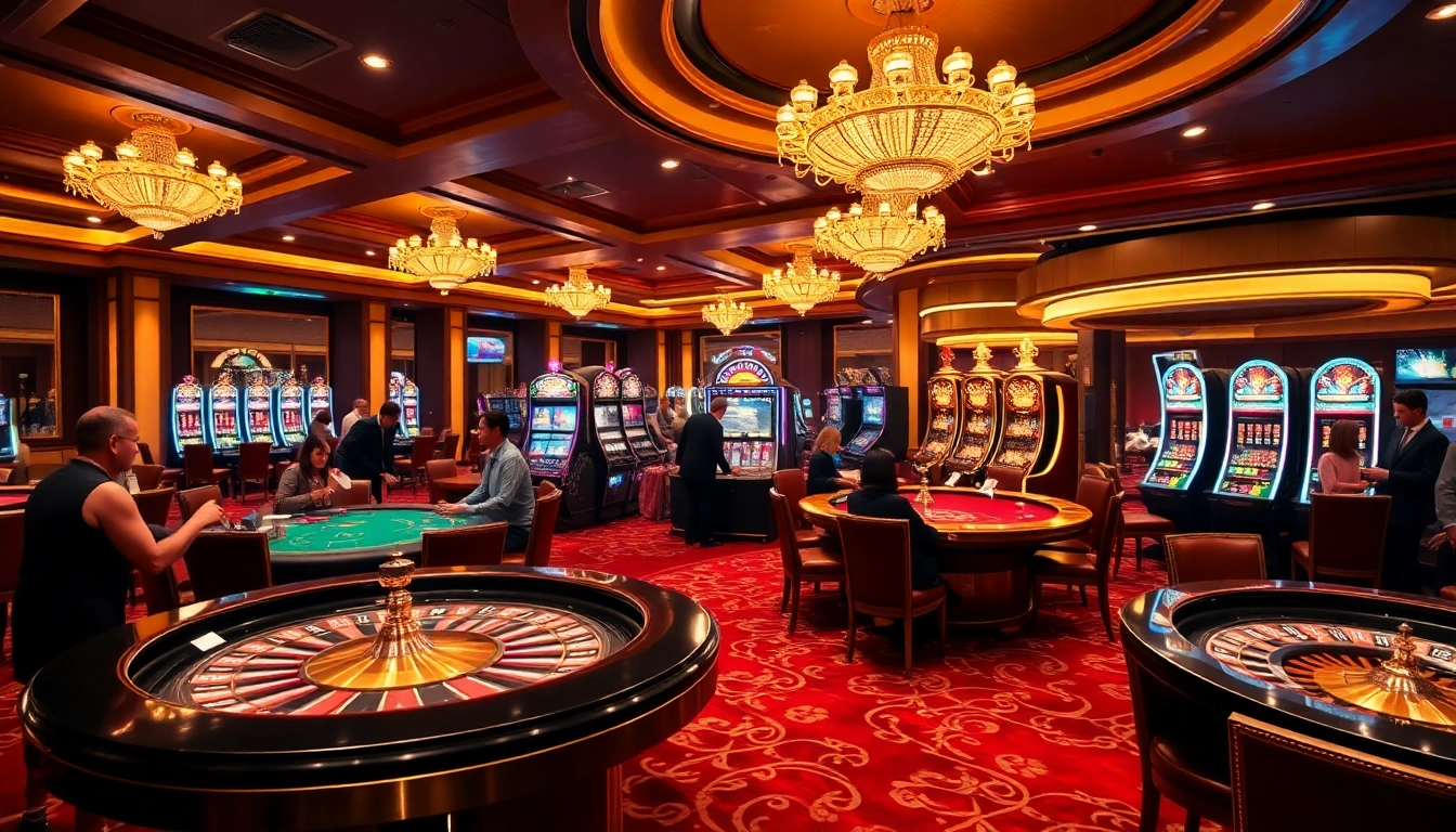 Experience thrilling gambling excitement at https://77ball.org/ with vibrant casino visuals showcasing card games and slots.