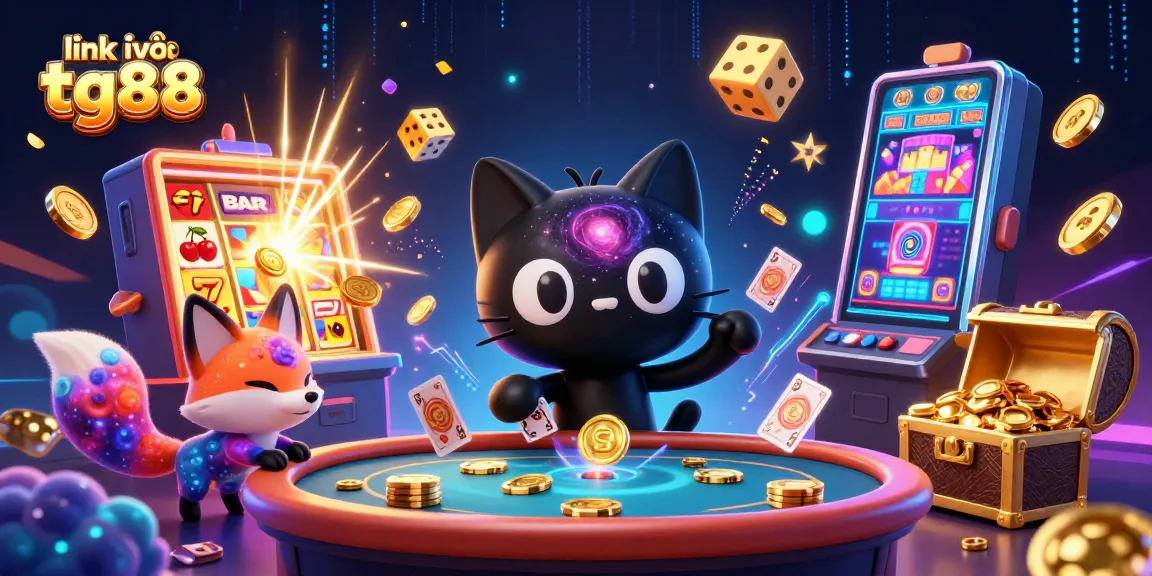 Spin into adventure with link vào tg88 as your cosmic cat guides you through an exciting casino!