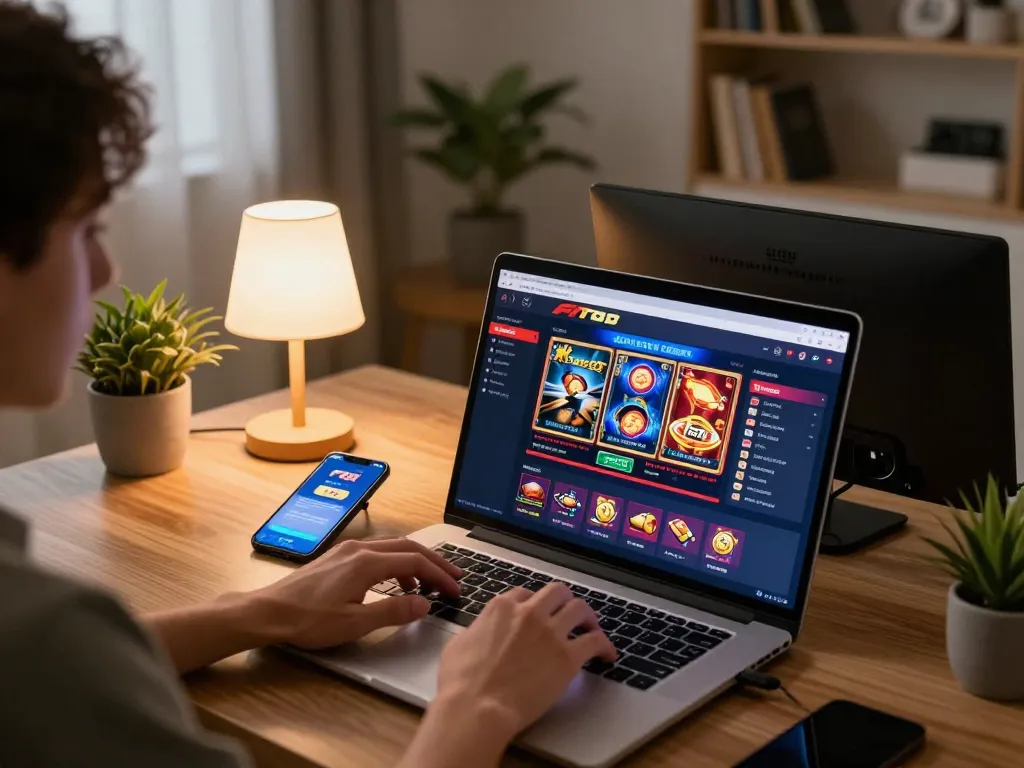 Engaging gameplay on F168 online casino interface featuring vibrant slots and live dealers