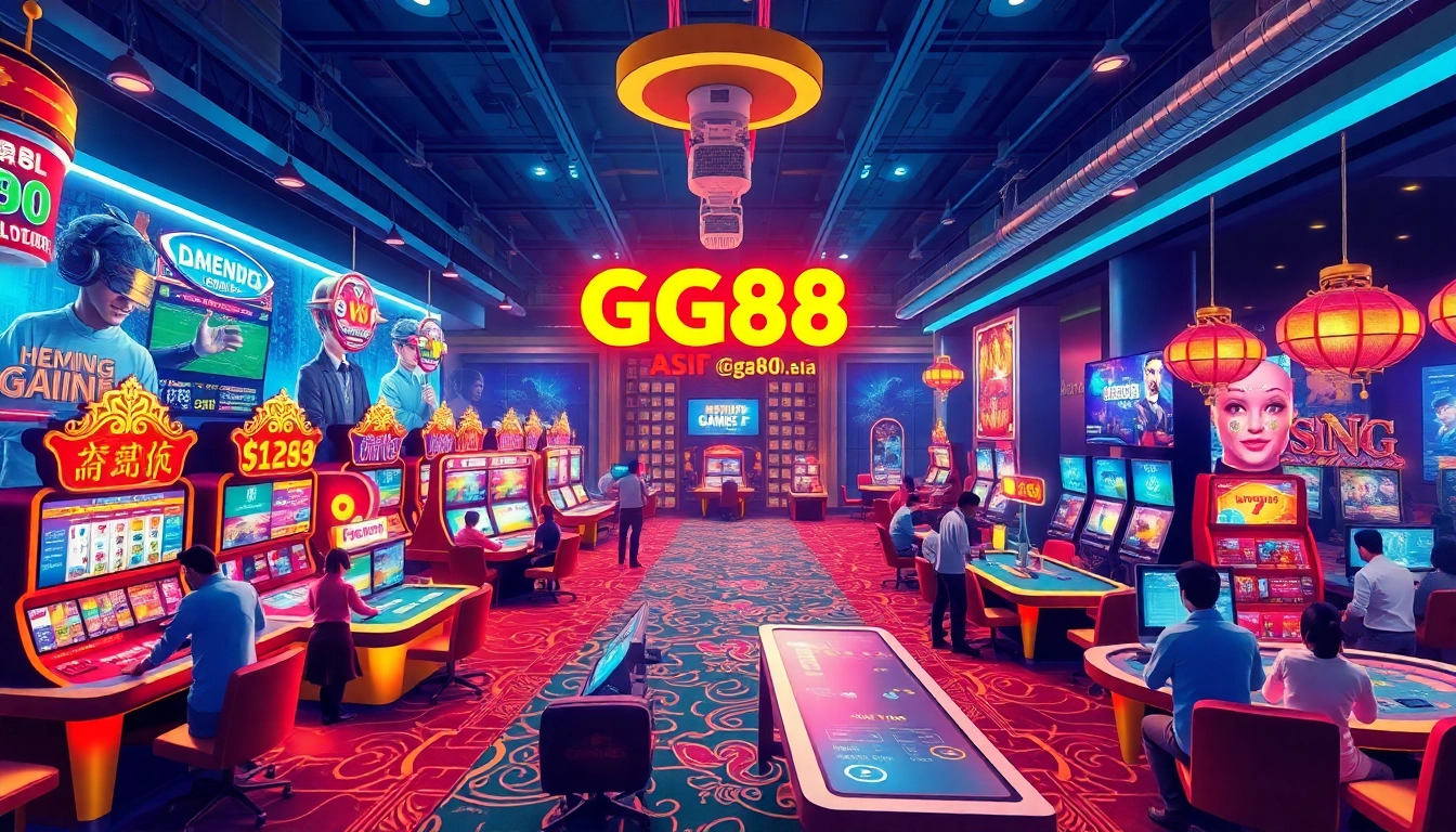 Engage with gg88.asia's vibrant online gaming platform full of excitement and diverse game options.