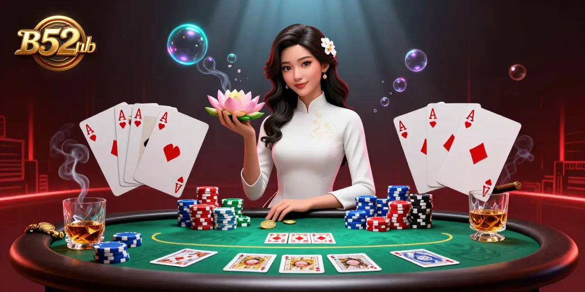 B52club offers thrilling poker experiences with elite players at its vibrant tables.