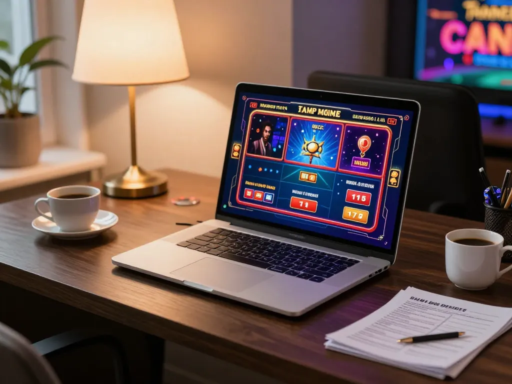 A player engaging in an online gaming session on Trang chủ SC88 with strategy notes and a warm atmosphere.