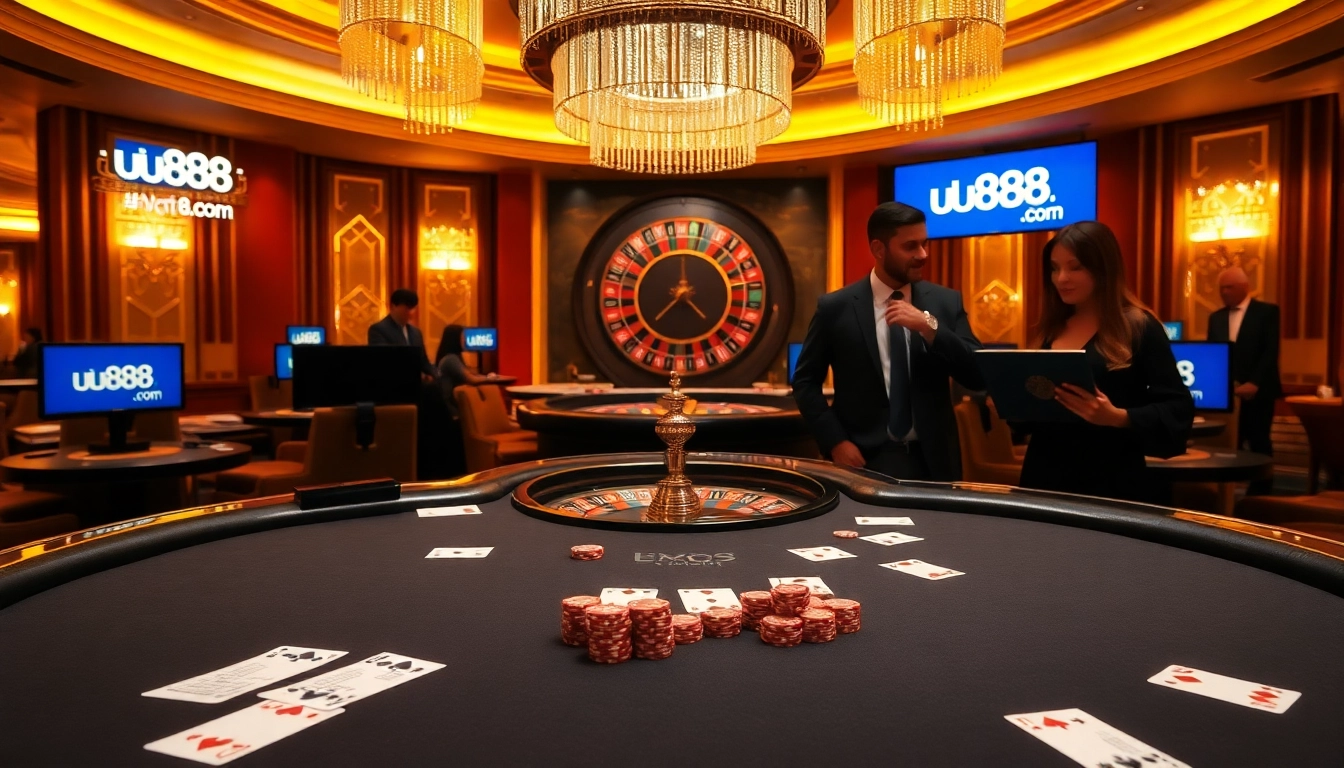 Experience the thrill of playing at u888.com with professional gaming tables and exciting slot machines.