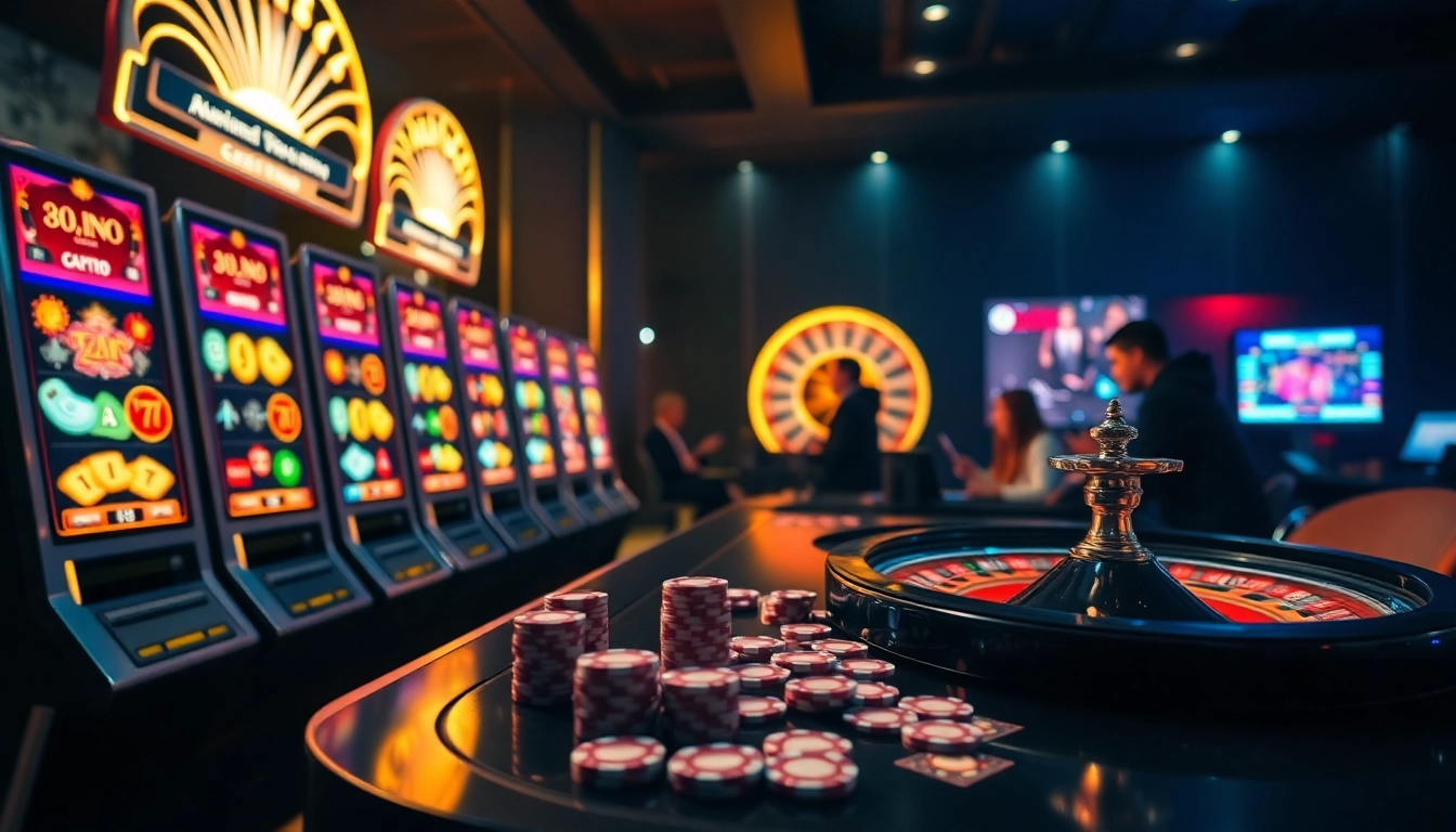 An exciting slot game experience at https://nohudoithuong.us/ showcasing vibrant visuals and engaging casino elements.
