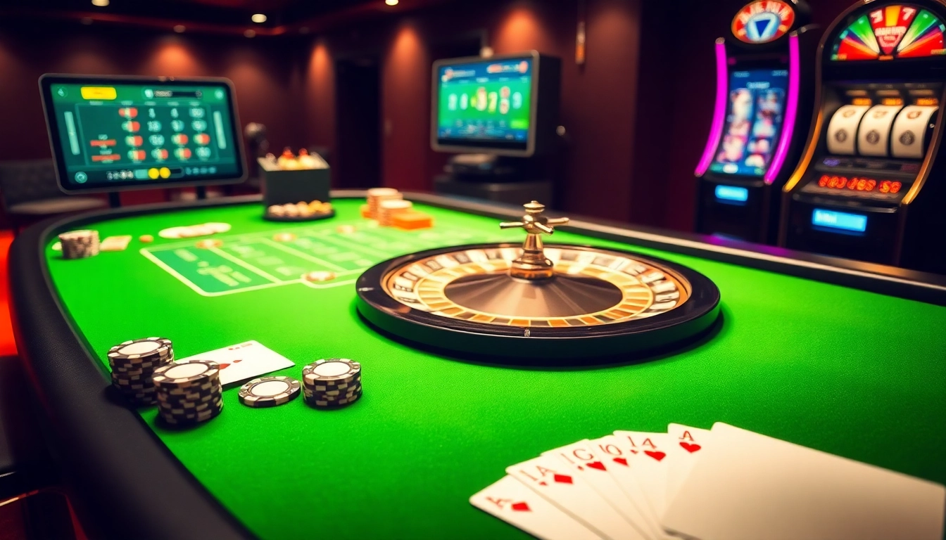 Experience winning at Hubet with thrilling poker chips and vibrant roulette action.