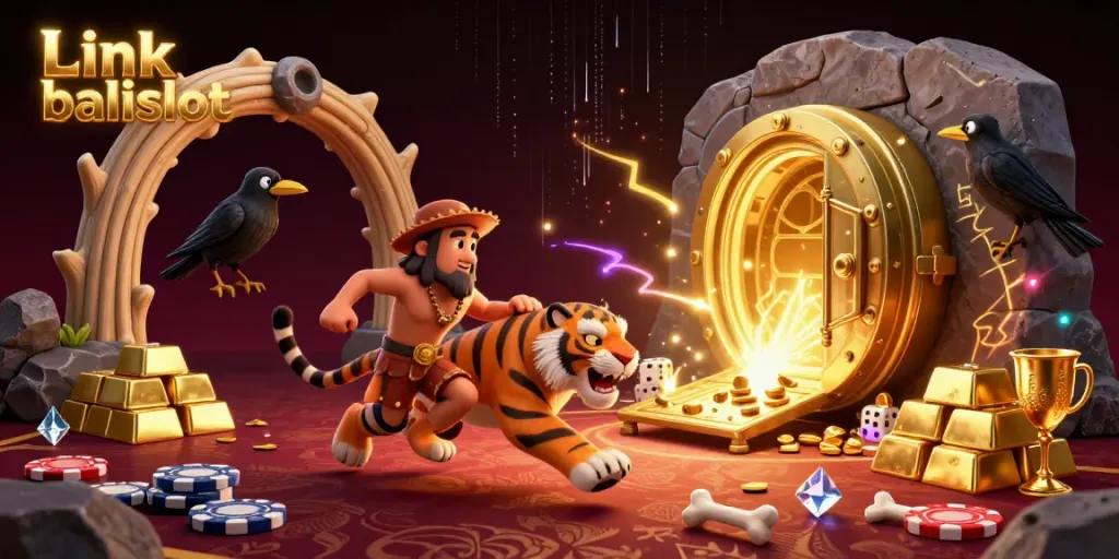 Engage in the thrilling world of Link balislot with a vibrant 3D cartoon casino experience.