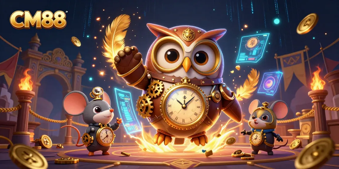 Experience high-stakes excitement with CM88's casino games in a vibrant 3D scene.