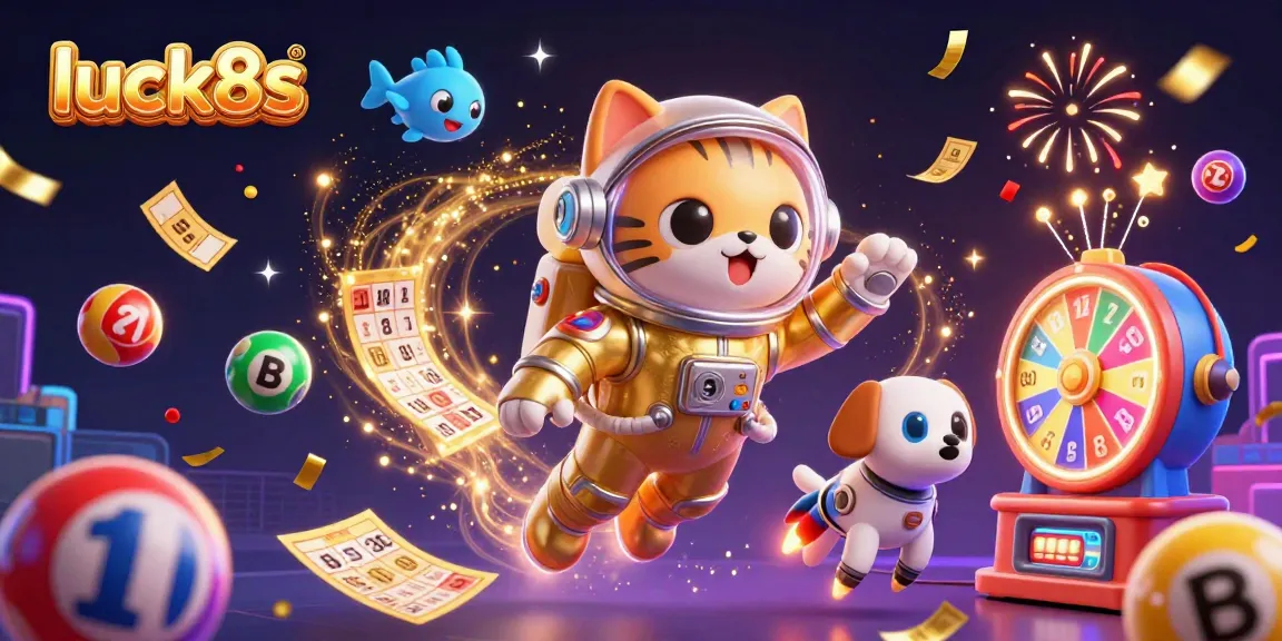 Experience thrilling action with luck8s in this vibrant casino-themed 3D fantasy world.