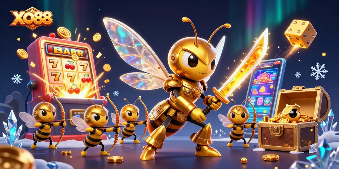 Engage with XO88's vibrant casino atmosphere featuring exclusive slot games and captivating characters.