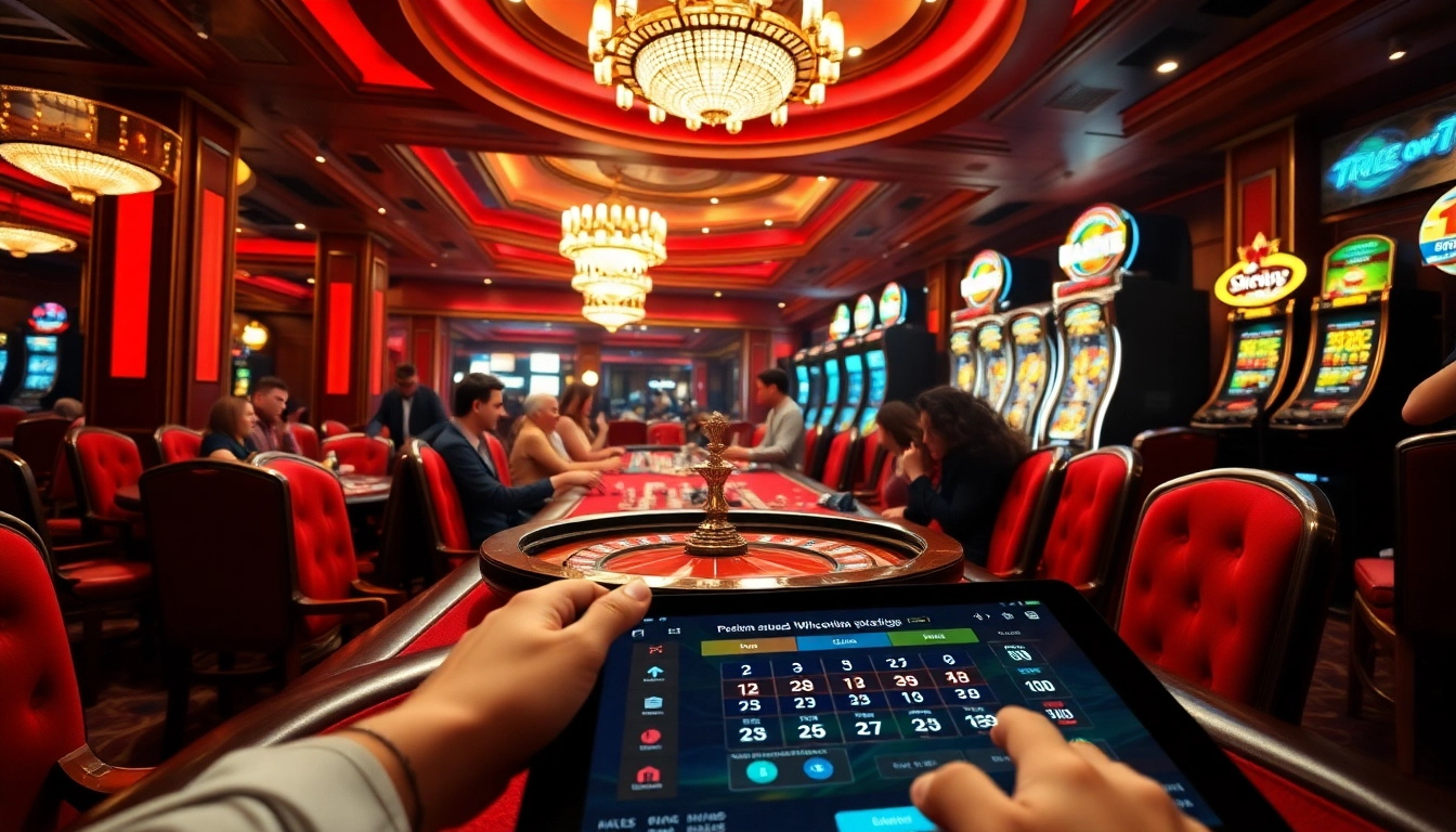 Experience the vibrant atmosphere of gambling at https://tr88.autos/ with players engaged in exciting games.