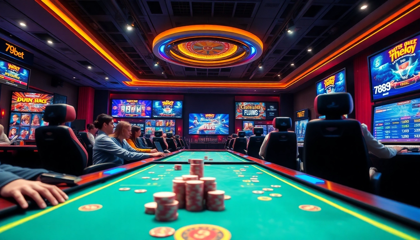 Exciting online gambling experience at 789bet with engaging games and vibrant atmosphere.