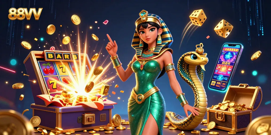 Experience excitement at 88VV with a dazzling slots and casino celebration.