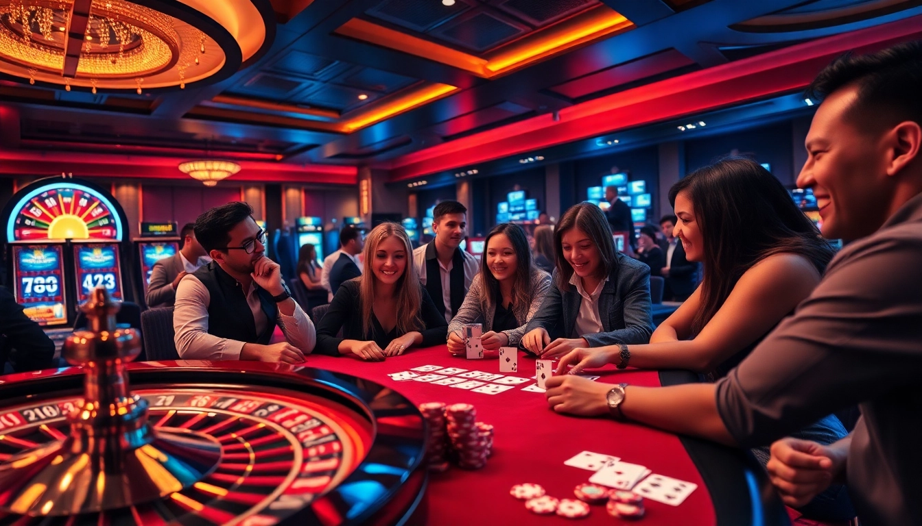 Online gambling excitement at https://99okwin.live featuring poker chips and a roulette wheel.