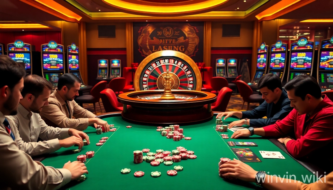 Winning at the poker table while exploring games at https://winvn.wiki for online gambling strategies.