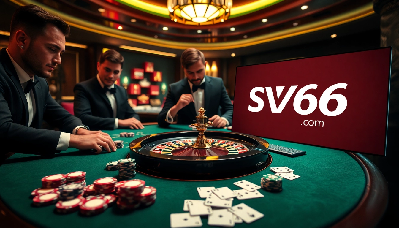 Experience the thrill of SV66 com with casino games featuring vibrant chips and exciting gameplay.